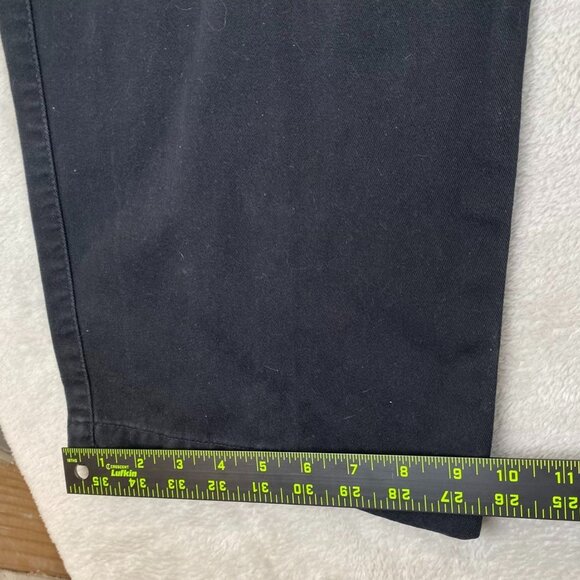 Dockers Mens Khakis 36x32 Black Pants 100% Cotton Casual Trousers Straight Leg - Picture 7 of 15